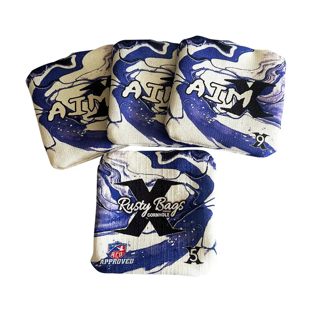 AIM X - ACO STAMPED - Pro Cornhole Bags KT Cornhole Wraps and Boards