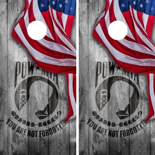 POW / MIA Cornhole Wrap and Boards