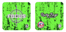 Load image into Gallery viewer, FOCUS - ACO STAMPED - Pro Cornhole Bags 3 KT Cornhole Wraps and Boards