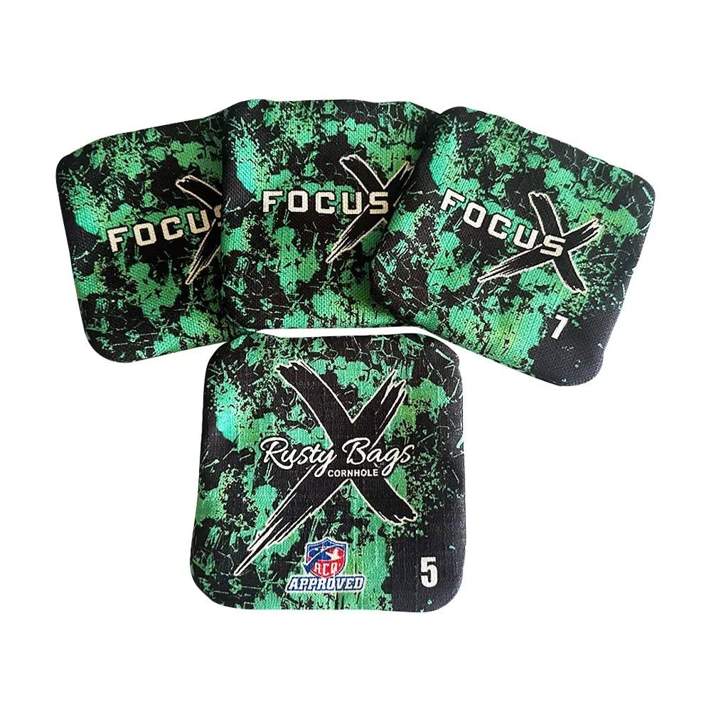 FOCUS - ACO STAMPED - Pro Cornhole Bags KT Cornhole Wraps and Boards