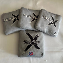 Load image into Gallery viewer, FOCUS X - ACO STAMPED - Pro Cornhole Bags 2 KT Cornhole Wraps and Boards