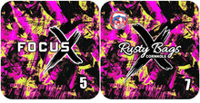 Load image into Gallery viewer, FOCUS X - ACO STAMPED - Pro Cornhole Bags 3 KT Cornhole Wraps and Boards