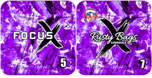 Load image into Gallery viewer, FOCUS X - ACO STAMPED - Pro Cornhole Bags 3 KT Cornhole Wraps and Boards