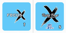 Load image into Gallery viewer, FOCUS X - ACO STAMPED - Pro Cornhole Bags KT Cornhole Wraps and Boards
