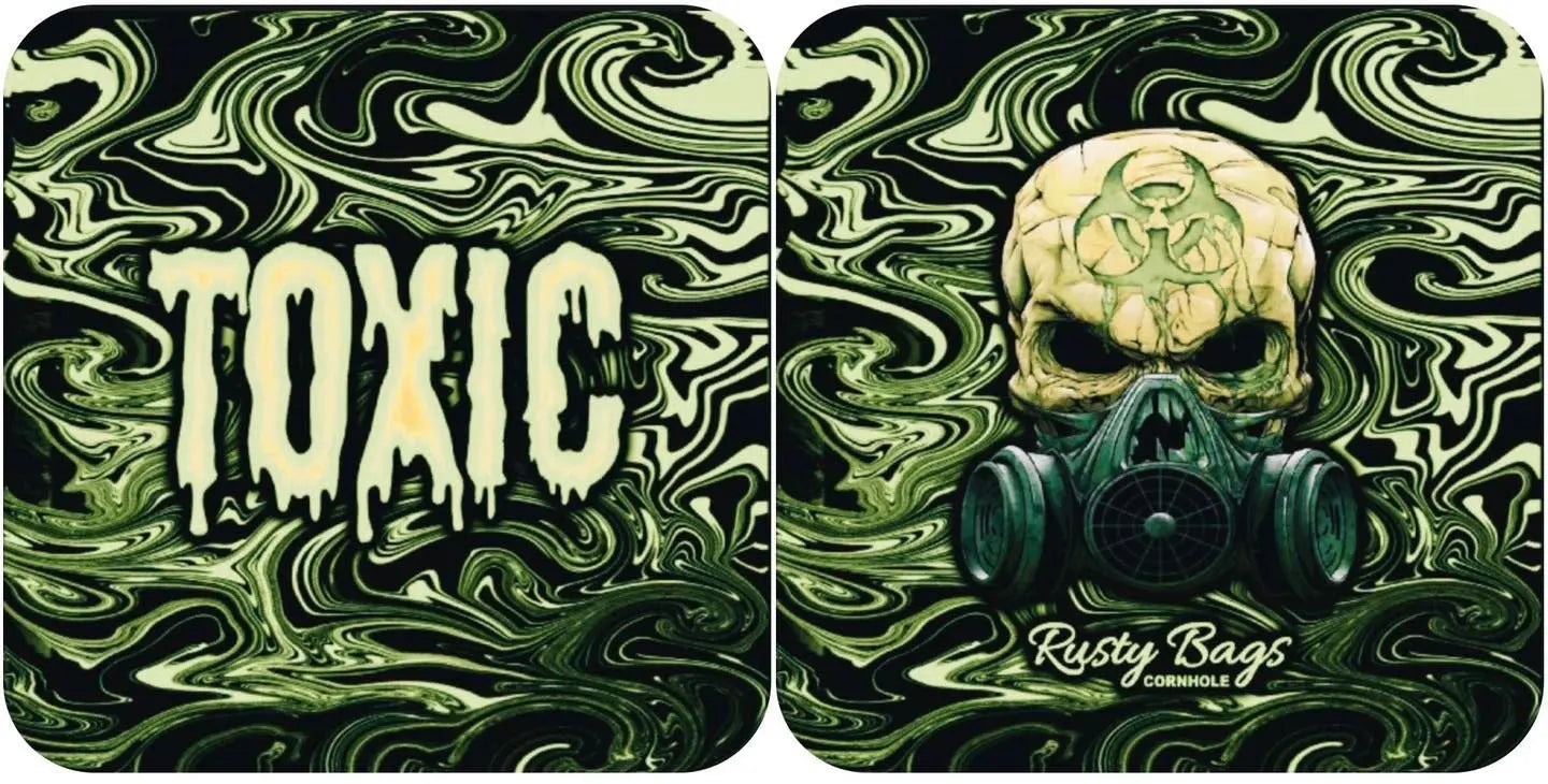 Toxic - Pro Cornhole Bags 3 KT Cornhole Wraps and Boards