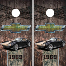 Load image into Gallery viewer, "1969 American Classic Car Cornhole Vinyl Wraps & Cornhole Boards (2 Pack) FH2214 KT Cornhole "