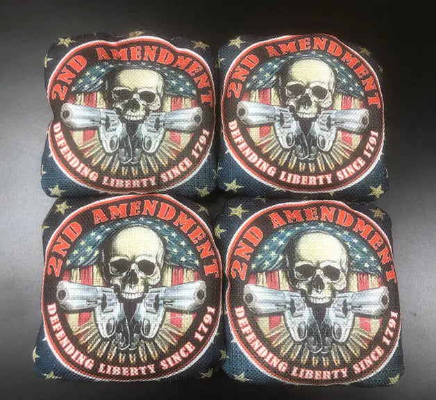 2nd Amendment Defending Liberty Since 1791 Backyard Cornhole Bags Set of 4 Ripper Graphics