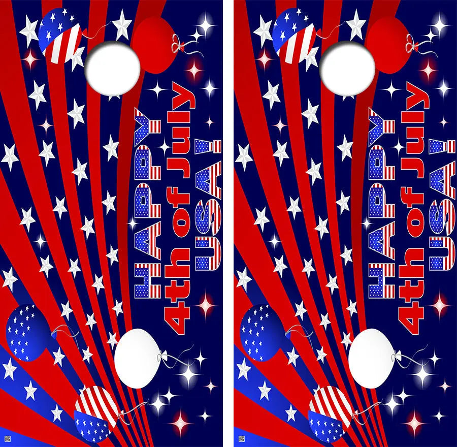 rescue Clean the floor distortion KT Cornhole Skins and Boards 4th of July USA Cornhole Board Skin Wraps FREE  LAMINATE – KT Cornhole Wraps and Boards