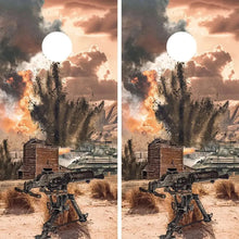 Load image into Gallery viewer, "American Armor Division Cornhole Vinyl Wraps & Cornhole Boards (2 Pack) FH2087 KT Cornhole "