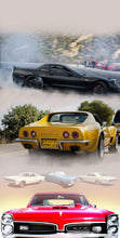 Load image into Gallery viewer, "American Classic Car Cornhole Vinyl Wraps & Cornhole Boards (2 Pack) FH2208 KT Cornhole "