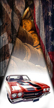 Load image into Gallery viewer, "American Classic Car Cornhole Vinyl Wraps & Cornhole Boards (2 Pack) FH2213 KT Cornhole "