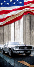 Load image into Gallery viewer, "American Classic Car Cornhole Vinyl Wraps & Cornhole Boards (2 Pack) FH2217 KT Cornhole "