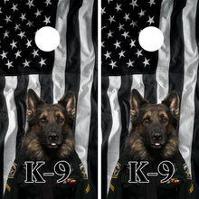 Load image into Gallery viewer, "American Flag Patriotic Cornhole Vinyl Wraps & Cornhole Boards (2 pack) FH2225B KT Cornhole "