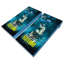 Load image into Gallery viewer, "American Military Cornhole Vinyl Wraps & Cornhole Boards (2 Pack) FH1004 KT Cornhole "