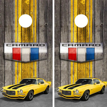 Load image into Gallery viewer, "Camaro Classic Car Cornhole Vinyl Wraps & Cornhole Boards (2 Pack) FH2209 KT Cornhole "