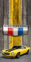 Load image into Gallery viewer, "Camaro Classic Car Cornhole Vinyl Wraps & Cornhole Boards (2 Pack) FH2209 KT Cornhole "