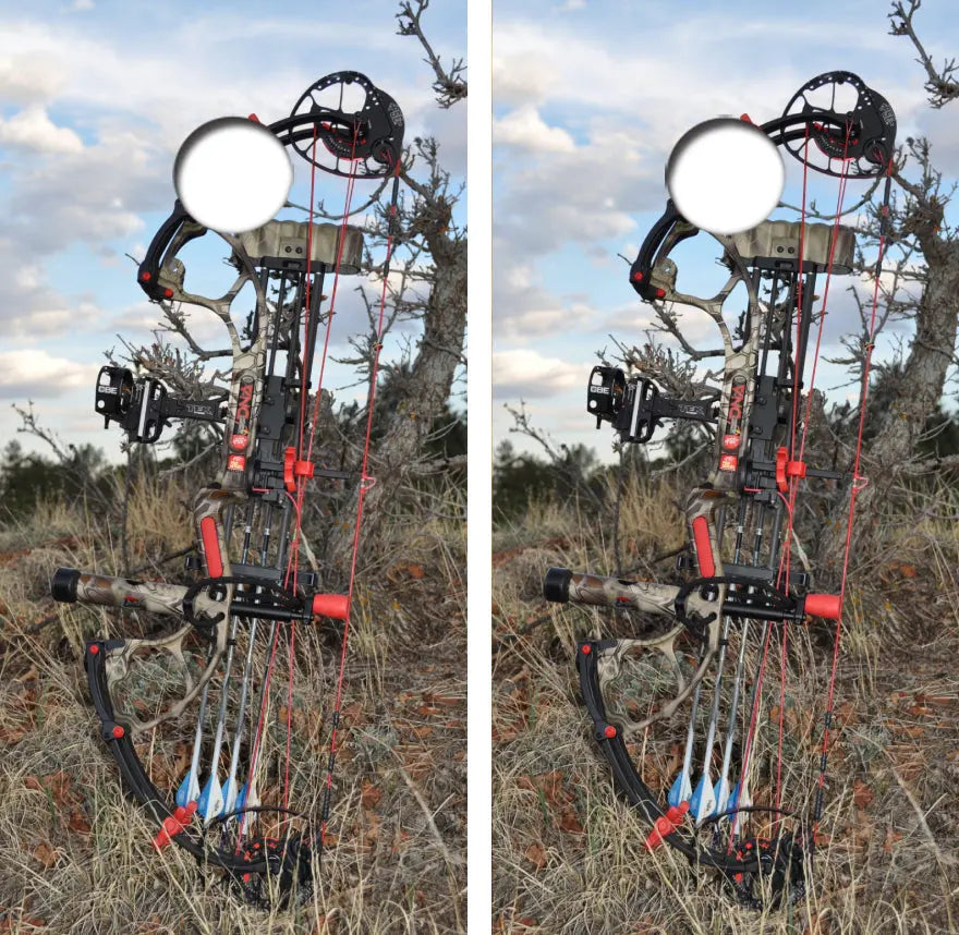 Compound Bow Themed Cornhole Wrap Decal with Free Laminate Included Ripper Graphics