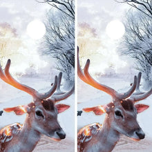 Load image into Gallery viewer, "Deer Hunt Landscape Cornhole Vinyl Wraps & Cornhole Boards (2 Pack) FH2069 KT Cornhole "
