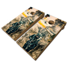 Load image into Gallery viewer, "Desert Commando Cornhole Vinyl Wraps & Cornhole Boards (2 Pack) FH2086 KT Cornhole "