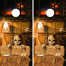 Load image into Gallery viewer, "Gothic Death Cornhole Vinyl Wraps & Cornhole Boards (2 Pack) FH2061 KT Cornhole "