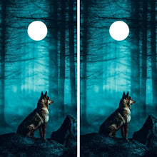 Load image into Gallery viewer, "Horrible night Landscape Cornhole Vinyl Wraps & Cornhole Boards (2 Pack) FH2223 KT Cornhole "