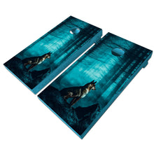 Load image into Gallery viewer, "Horrible night Landscape Cornhole Vinyl Wraps & Cornhole Boards (2 Pack) FH2223 KT Cornhole "