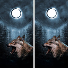 Load image into Gallery viewer, "Horrible night Landscape Cornhole Vinyl Wraps & Cornhole Boards (2 Pack) FH2224 KT Cornhole "