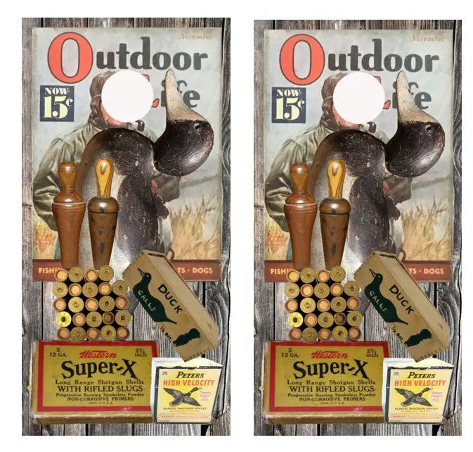 Hunting Themed Cornhole Wrap Decal with Free Laminate Included Ripper Graphics