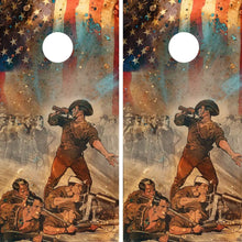 Load image into Gallery viewer, "Laminated Cornhole Vinyl Wraps & Cornhole Boards (2 Pack) FH2202 KT Cornhole "