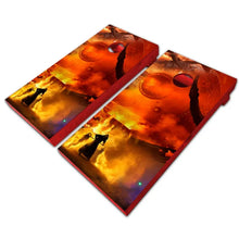 Load image into Gallery viewer, Landscape of Hell Cornhole Wraps & Cornhole Boards (2 Pack) FH2054 KT Cornhole