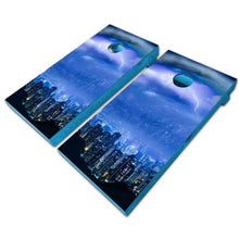 Load image into Gallery viewer, "Lightning Night Cornhole Vinyl Wraps & Cornhole Boards (2 Pack) FH2056 KT Cornhole "