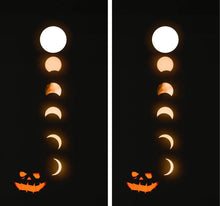 Load image into Gallery viewer, "Lunar Cycle Cornhole Game Boards Decals Wraps Cornhole Board Wraps and Decals Cornhole Skins Stickers Laminated Cornhole Wraps KT Cornhole "