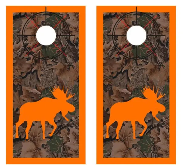 Moose Real Tree Camo Cornhole Wood Board Skin Wr Ripper Graphics