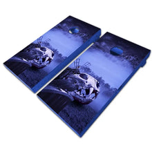 Load image into Gallery viewer, "Night Time Farm Landscape Cornhole Vinyl Wraps & Cornhole Boards (2 Pack) FH2064 KT Cornhole "
