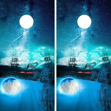 Load image into Gallery viewer, "Night Time Sea Merchants Cornhole Vinyl Wraps & Cornhole Boards (2 Pack) FH2068 KT Cornhole "