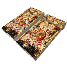 Load image into Gallery viewer, "POW MIA Cornhole Vinyl Wraps & Cornhole Boards (2 Pack) FH2099 KT Cornhole "