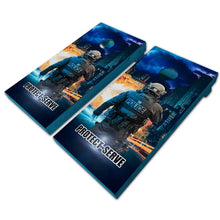 Load image into Gallery viewer, "Protect and Serve Police Bold Cornhole Vinyl Wraps & Cornhole Boards (2 Pack) FH1001 KT Cornhole "