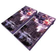 Load image into Gallery viewer, "WWII Military Front Cornhole Vinyl Wraps & Cornhole Boards (2 Pack) FH2067 KT Cornhole "