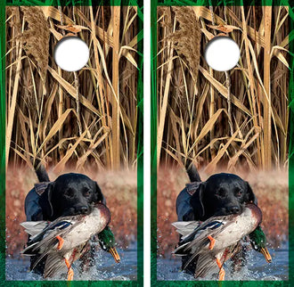 Duck Hunting Cornhole Wrap Decal with Free Laminate Included Ripper Graphics