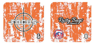 FOCUS - ACO STAMPED - Pro Cornhole Bags 4 KT Cornhole Wraps and Boards