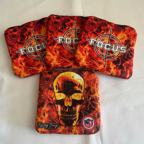 FOCUS - ACO STAMPED - Pro Cornhole Bags KT Cornhole Wraps and Boards