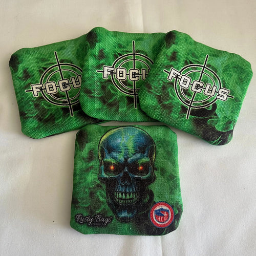 FOCUS - ACO STAMPED - Pro Cornhole Bags KT Cornhole Wraps and Boards