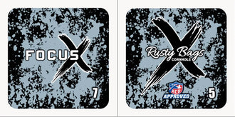 FOCUS X - ACO STAMPED - Pro Cornhole Bags KT Cornhole Wraps and Boards