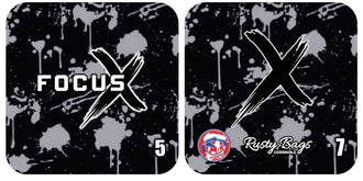 FOCUS X - SPOT - ACO STAMPED - Pro Cornhole Bags KT Cornhole Wraps and Boards