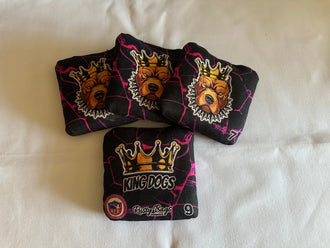 KING DOGS - LIGHTING- ACO STAMPED - Pro Cornhole Bags KT Cornhole Wraps and Boards