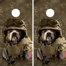 Load image into Gallery viewer, KT Cornhole - Combat Sam laminated Cornhole Vinyl Wraps / Sticker KT Cornhole Wraps and Boards
