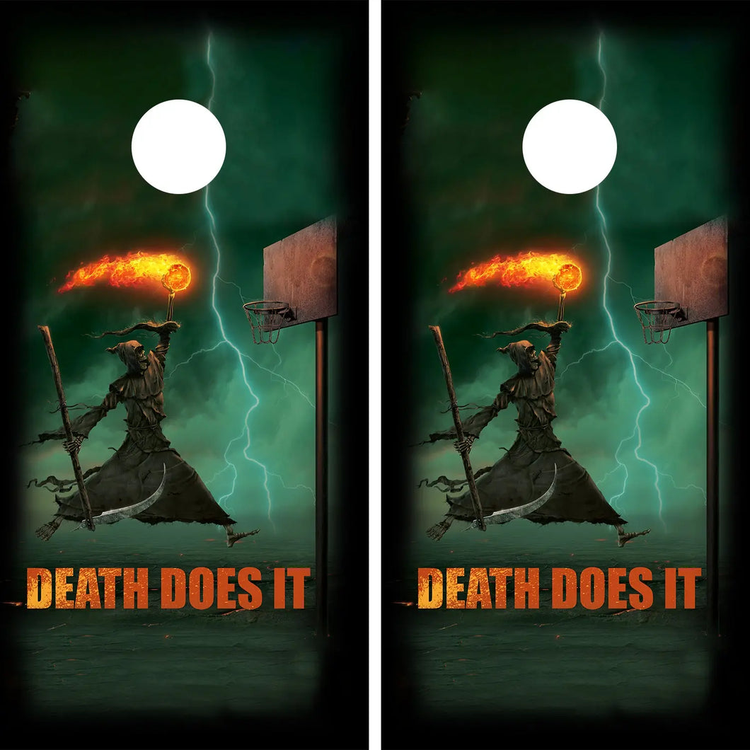 KT Cornhole - Come and get it laminated Cornhole Vinyl Wraps / Sticker KT Cornhole Wraps and Boards