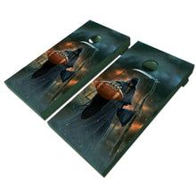 Load image into Gallery viewer, KT Cornhole - Death Does It laminated Cornhole Vinyl Wraps / Sticker KT Cornhole Wraps and Boards
