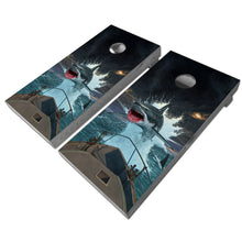 Load image into Gallery viewer, KT Cornhole - Fish out of Water laminated Cornhole Vinyl Wraps / Sticker KT Cornhole Wraps and Boards
