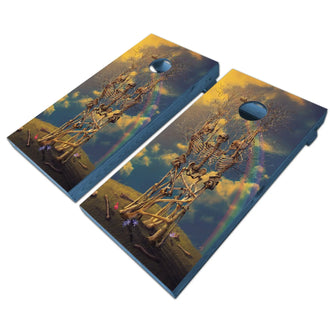 KT Cornhole - LifeCycle laminated Cornhole Vinyl Wraps / Sticker KT Cornhole Wraps and Boards
